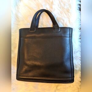 Vintage Coach Bleecker Book Tote/Laptop Bag Black Made in USA